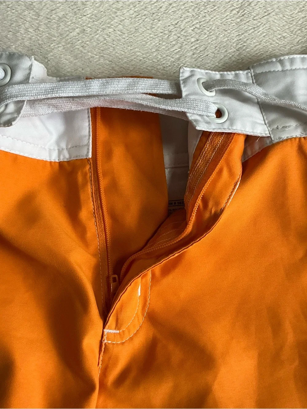 Nike Beach League Women's Swim Board Shorts Size Small 4-6 Orange Abstract